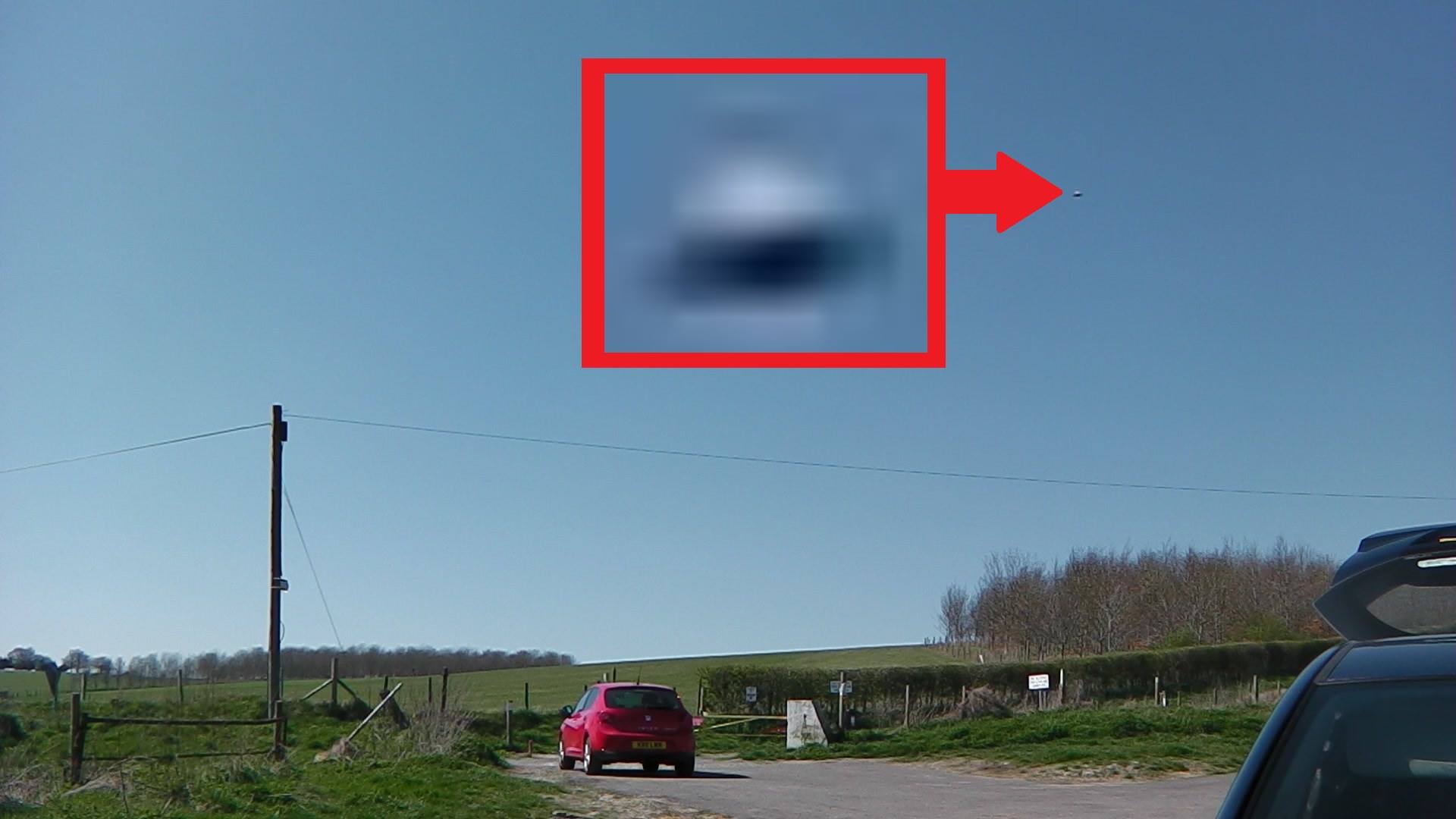 UFO Photo: Cradle Hill Warminster, Wilts, UK - April 14th 2015 By BEAMS ...